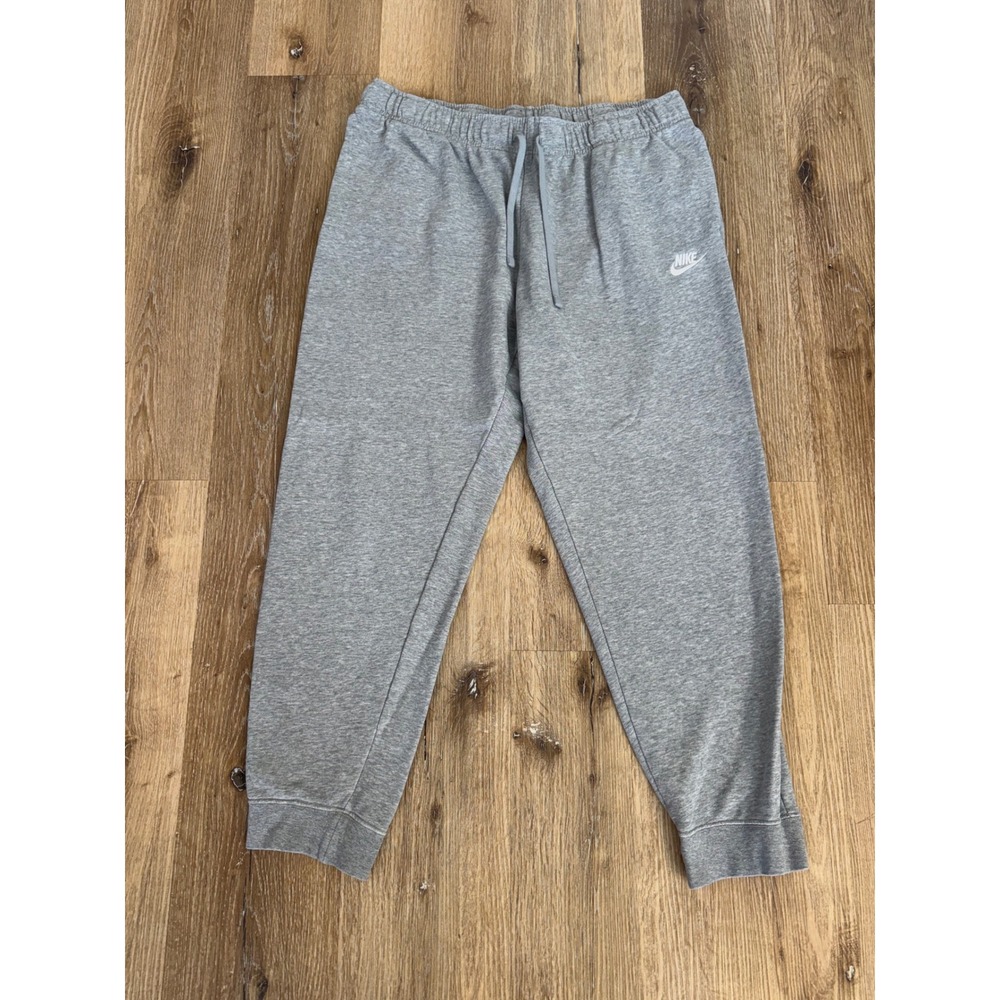 Nike Minimalist Sweatpants Women XL Gray French Terry Joggers Sporty Athleisure